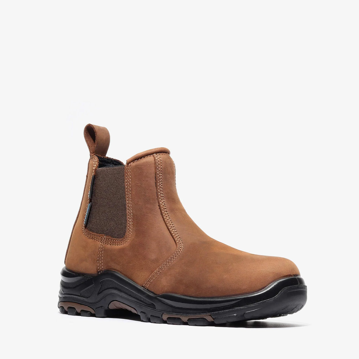 Water Proof Genuine Leather Chelsea Boots - Brown